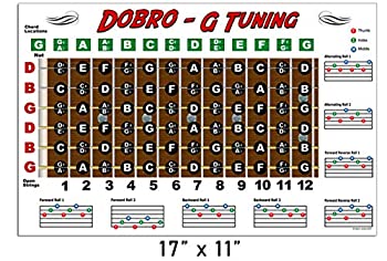 【中古】【輸入品・未使用】Dobro Fretboard Chart Resonator Guitar Poster - G Tuning アコースティックギター アコギ ギター (並行輸入)｜ムジカ＆フェリーチェ店