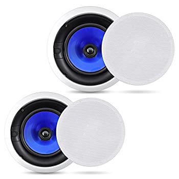 【中古】【インポート品・未当て嵌める】Pyle パイル Home PIC8E 300 ワット High-End 8-Inch Two-Way In-Ceiling 金棒引き 取り合わせ with Adjustable Treble Control (有りの実) 【並行輸