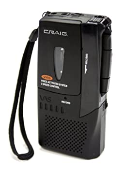 【中古】【輸入品・未使用】Craig Micro Cassette Voice Recorder with LED Recording Indicator (CR8003) by Craig Electronics [並行輸入品]｜ムジカ＆フェリーチェ店