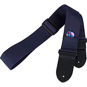 【中古】【輸入品・未使用】プロテック(Protec) ギター ストラップ 青 ブルー ピックポケット付 【並行輸入品】|ムジカ&フェリーチェ店