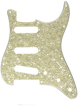 【中古】【輸入品・未使用】Fender ピックガード11-HOLE MODERN-STYLE STRATOCASTERR S/S/S PICKGUARD%ｶﾝﾏ% AGED WHITE MOTO