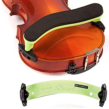【中古】【輸入品・未使用】Everest Neon Green ES Series 3/4-1/2 Violin Adjustable Shoulder Rest