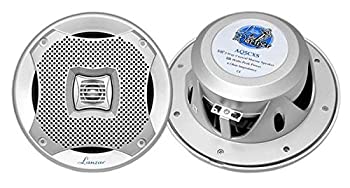 【中古】【輸入品・未使用】Lanzar AQ5CXS Haut-parleurs marine 2 voies 13%ｶﾝﾏ%33 cm 400 W Argent