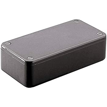 【中古】【輸入品・未使用】Hammond 1591HBK 多目的プラスチックエンクロージャー - 難燃性ABS