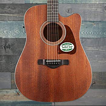 【中古】【輸入品・未使用】Ibanez アイバニーズ AW54CEOPN Artwood Solid Top Dreadnought エレアコ Open Pore Natural アコースティックギター アコギ ギター (並行輸入)