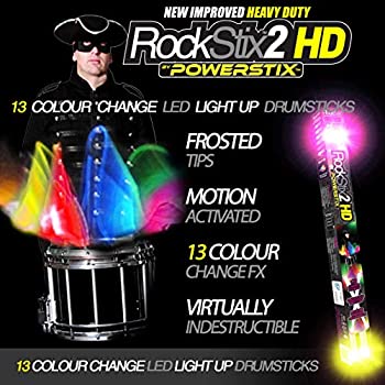 【中古】【輸入品・未使用】ROCKSTIX 2 PRO - COLOUR CHANGE LED LIGHT UP DRUM STICKS