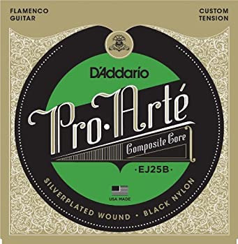 【中古】【輸入品・未使用】【 並行輸入品 】 D'Addario (ダダリオ) EJ25B Pro-Arte Black ナイロン Composite Flamenco ギター弦