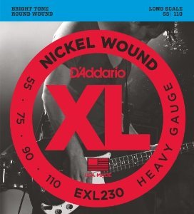 【中古】【輸入品・未使用】【 並行輸入品 】 D'Addario (ダダリオ) EXL230 Nickel Wound ベースギター 弦%ｶﾝﾏ% Heavy%ｶﾝﾏ% 55-110%ｶﾝﾏ% Long Scale｜ムジカ＆フェリーチェ店 14,083円