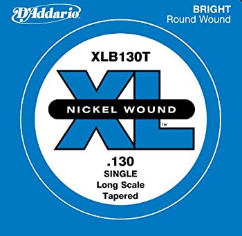 【中古】【輸入品・未使用】【 並行輸入品 】 D'Addario (ダダリオ) XLB130T Nickel Wound ベースギター シングルストリング%ｶﾝﾏ% Long Scale%ｶﾝﾏ% .130%ｶﾝﾏ% Tapered｜ムジカ＆フェリーチェ店
