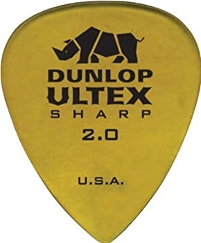 【中古】【輸入品・未使用】【 並行輸入品 】 Dunlop 433P20 2.0mm Ultex Sharp ギターピック%ｶﾝﾏ% 6パック