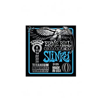 【中古】【輸入品・未使用】【 並行輸入品 】 Ernie Ball (アーニーボール) 3125 Coated Electric Extra Slinky ギター弦