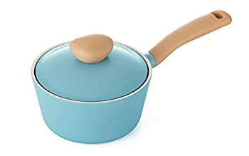 【中古】【輸入品・未使用】Neoflam Retro 1.5qt Covered Cast Aluminum Saucepan with Soft-Touch Grip and Ecolon Nonstick Coating by Neoflam [並行輸入品]｜ムジカ＆フェリーチェ店