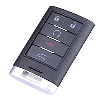 【中古】【輸入品・未使用】ECCPPキーレスエントリリモートコントロールカーキーFob交換用5ボタンフィットCadillac SRX 10???15?Srx FCC ID : nbg009768t 1pc 057002-5211-1|ムジカ&フェリーチェ店