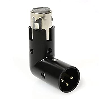 【中古】【輸入品・未使用】LyxPro XLRアングルアダプター デュアルオスとメスは4つの異なる角度に配置できます。右と90度。他の用途に干渉するミキサーに最適。