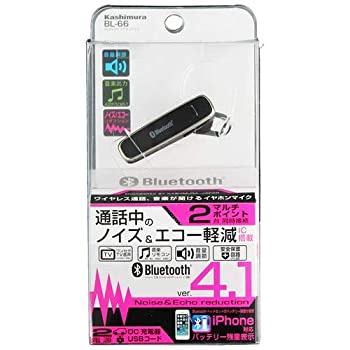 【中古】【インポート品・未当て嵌める】Bluetooth イヤホンマイク BL-66 カシムラ