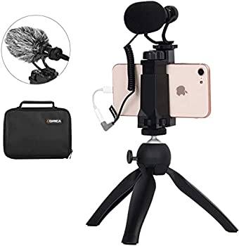 【中古】【輸入品・未使用】ComicaCVM-VM10-K2スマートフォンマイクビデオキットミニ三脚付ガンマイクカメラマイクiPhoneSAMSUNG用など