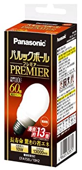 【未使用】【中古】パナソニック パルックボールプレミア A15形 電球60形タイプ 電球色 EFA15EL10H2 口金直径26mm