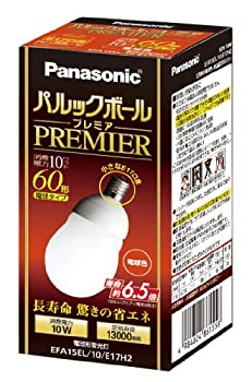 【中古】Panasonic 電球形蛍光灯 A15形・口金E17・電球色Panasonic パルックボールプレミア EFA15EL10E17H2|ムジカ&フェリーチェ店