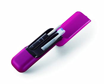 【未使用】【中古】オムロン 音波電動歯ブラシ メディクリーンPORTABLE ピンク HT-B601-PK