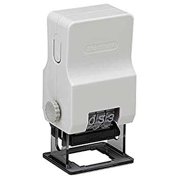 【未当て嵌める】【中古】シヤチハタ ページナンバースタンプ2号 GNR-32G/H ゴシック体
