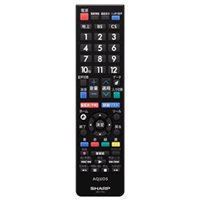 【未使用】【中古】シャープ 液晶テレビ用 リモコン<ブラック系>(LC-24K30-B LC-22K30-B LC-19K30-B)(0106380482)|ムジカ&フェリーチェ店