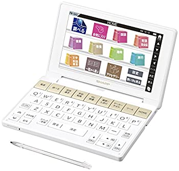 【未使用】【中古】シャープ カラ—電子辞書 Brain 生活・教養モデル ホワイト系 PW-SA3-W|ムジカ&フェリーチェ店