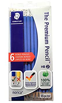 【中古】【輸入品・未使用】Staedtler プレミアム鉛筆 ノリカ HB #2 グラファイト鉛筆 18本入り