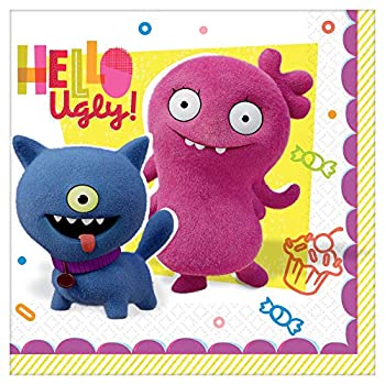 【中古】【輸入品・未使用】「UglyDolls Movie」マルチカラー飲料パーティーナプキン、5インチ x 5インチ、16枚入り。