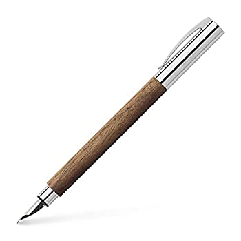 【中古】【インポート品・未当て嵌める】Faber-Castell Ambition 筆 M (並み並み) ウォールナットウッド (FC148580)