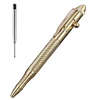 【中古】【輸入品・未使用】EKLOEN ツイストライン ソリッド真鍮ペン ボルトアクションペン EDCポケットペン シグネチャーペン ポケットペン ボールペン|ムジカ&フェリーチェ店