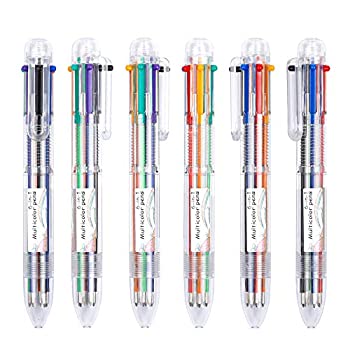 【中古】【輸入品・未使用】Shuttle Art 多色ボールペン 多機能ペン 6色 23本セット 0.7mm ノック式 マーキング メモ取り 色分け用 手帳用 かわいい 業務用 学生 家庭 オフ