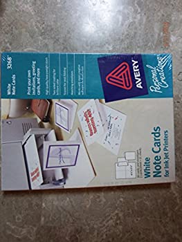 【中古】【輸入品・未使用】Avery 3268 Personal Creations Ink Jet White Note Cards [並行輸入品]