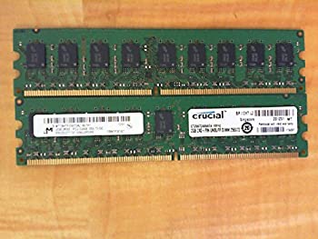 【中古】【輸入品・未使用】Micron mt18htf25672az-667h1?2?GB DIMM ddr2?pc5300?( 667?) Unbuf ECCサーバー1.8?V 2rx8?240p 256?mx72?128?mx8