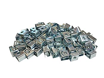 【中古】【輸入品・未使用】RackGold M5 スライドオン ケージナット 50個パック 米国製
