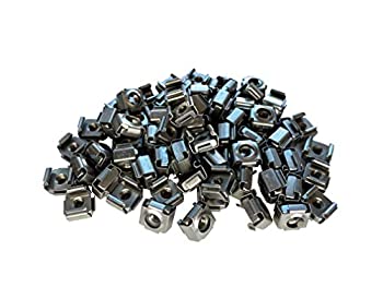 【中古】【輸入品・未使用】RackGold m5スナップインステンレススチールケージナット50パック???USA製
