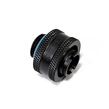 【中古】【輸入品・未使用】XSPC g1?/ 4?%ダブルクォーテ% to 7?/ 16?%ダブルクォーテ% ID、5?/ 8?%ダブルクォーテ% OD圧縮継手 (マットブラック)V2