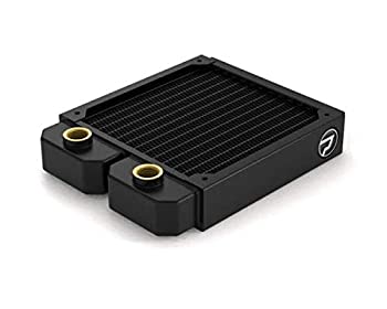 【中古】【輸入品・未使用】PrimoChill 140mm EximoSX スリムラジエーター - TX マットブラック