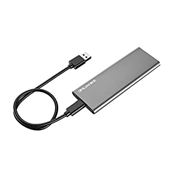【中古】【輸入品・未使用】アルミM。2?/ NGFF to USB 3.1?C SSDのエンクロージャ外部ケース最大10?Gbpsポータブルソリッドステートドライブ 4.65*1.58*0.31inch グレー 432|ムジカ&フェリーチェ店