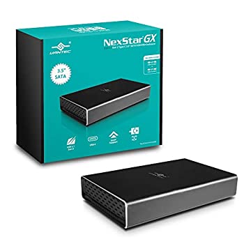 【中古】【インポート品・未当て嵌める】Vantec NexStar GX USB 3.1?Gen 2?C 3.5?%ﾀﾞﾌﾞﾙｸｫｰﾃ% SATA HDD / SSDエンクロージャ; comes with C to CとC to A有線テレビ、軽銀上半身、nst-37