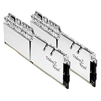 【中古】【輸入品・未使用】G.Skill 32GB DDR4 Trident Z ロイヤルシルバー 3200Mhz PC4-25600 CL16 1.35V デュアルチャネルキット (2x16GB)｜ムジカ＆フェリーチェ店