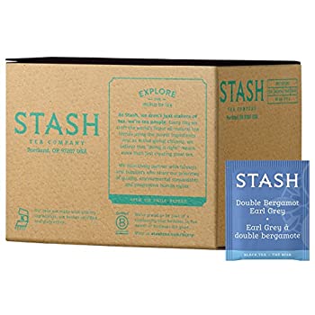 【中古】【輸入品・未使用】Stash Tea Double Bergamot Earl Grey Black 100 Count Box