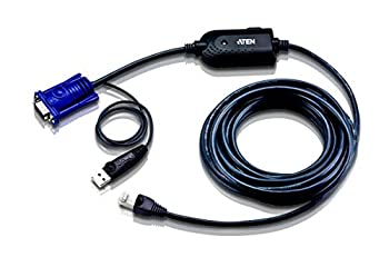 【中古】【輸入品・未使用】ATEN USB VGA コンピューターモジュール （5mケーブル一体型） KA7970