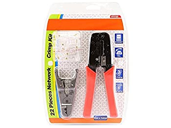 【中古】【輸入品・未使用】Monoprice RJ - 45?/ rj11剥離と圧着ツールキットをモジュラープラグ(108140?)