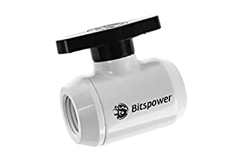 【中古】【輸入品・未使用】Bitspower ブラックハンドル付きミニバルブ