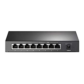 【中古】【輸入品・未使用】TP-Link アンマネージPoEスイッチ ギガ対応 8ポート(4ポートPoE) 無償 スイッチングハブ TL-SG1008P