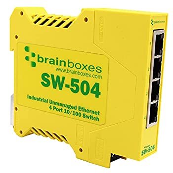 【中古】【輸入品・未使用】Brainboxes Ethernet Switch 4 ports