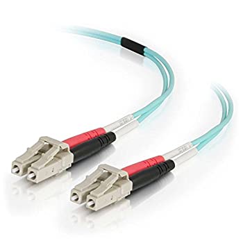 【中古】【輸入品・未使用】C2G 1m LC-LC 50/125 OM4 Duplex Multimode PVC Fiber Optic Cable - Aqua - Patch cable - LC multi-mode (M) to LC multi-mode (M) - 3.3 ft -