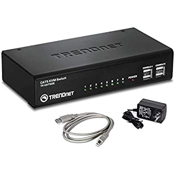 【中古】【輸入品・未使用】TRENDnet TK CAT508 - KVM switch - 8 x KVM port(s) - 2 local users - desktop