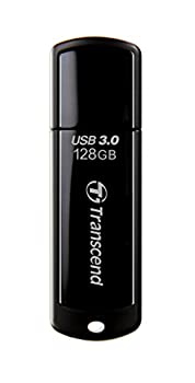 【中古】【輸入品・未使用】トランセンド USBメモリ 128GB USB 3.1 キャップ式【データ復旧ソフト無償提供】PS4動作確認済 TS128GJF700 ブラック