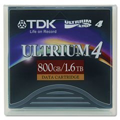 【中古】【輸入品・未使用】1/2%ﾀﾞﾌﾞﾙｸｫｰﾃ% Ultrium LTO-4 Cartridge%ｶﾝﾏ% 2600ft%ｶﾝﾏ% 800GB Native/1.6TB Compressed Capacity by TDK [並行輸入品]